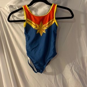Girls Wonder Woman one piece swimsuit
